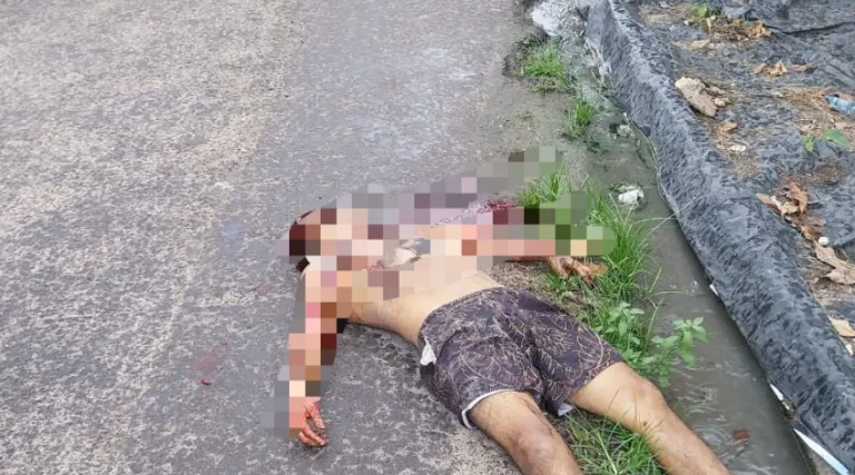 IMAGEM FORTE: Homem é executado com mais de 10 tiros no Mutirão