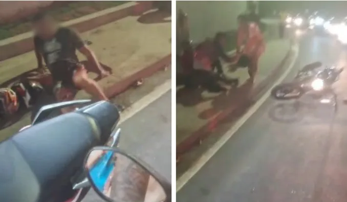 VÍDEO: Motociclista se desespera ao ser baleado por criminosos em avenida de Manaus VÍDEO: Motociclista se desespera ao ser baleado por criminosos em avenida de Manaus