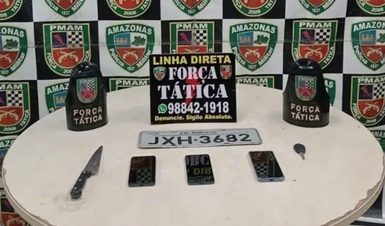 Dupla é presa suspeita de cometer assaltos na zona Leste de Manaus