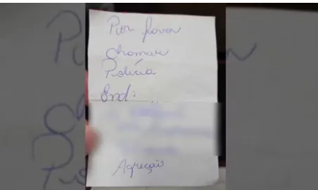 Vítima de violência doméstica é salva após pedido de socorro por bilhete no Paraná