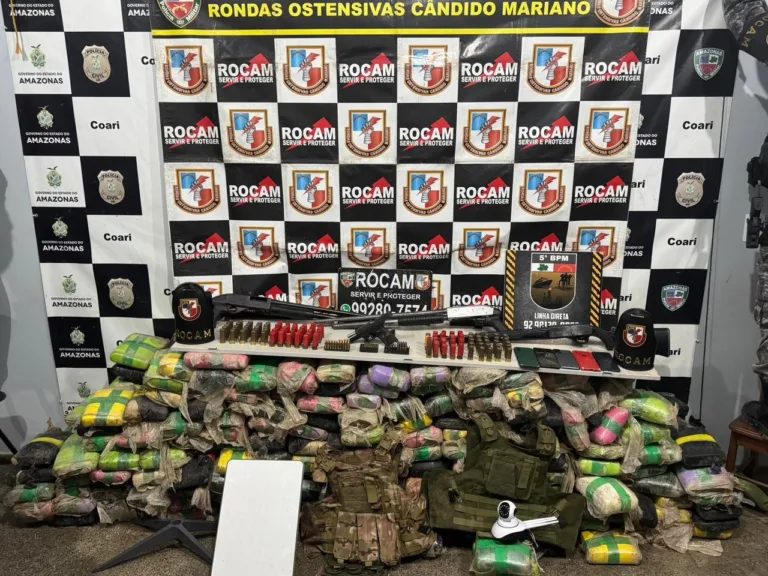 AM: dupla é presa com 350 tabletes de maconha avaliados em mais de R$ 7 milhões