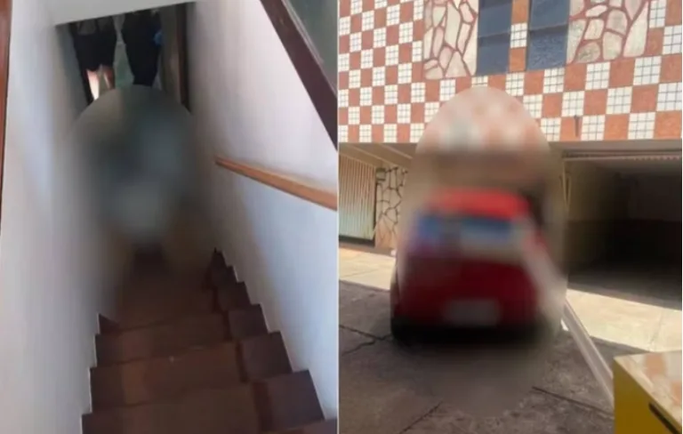 Mulher encontra marido morto em escada de motel no DF