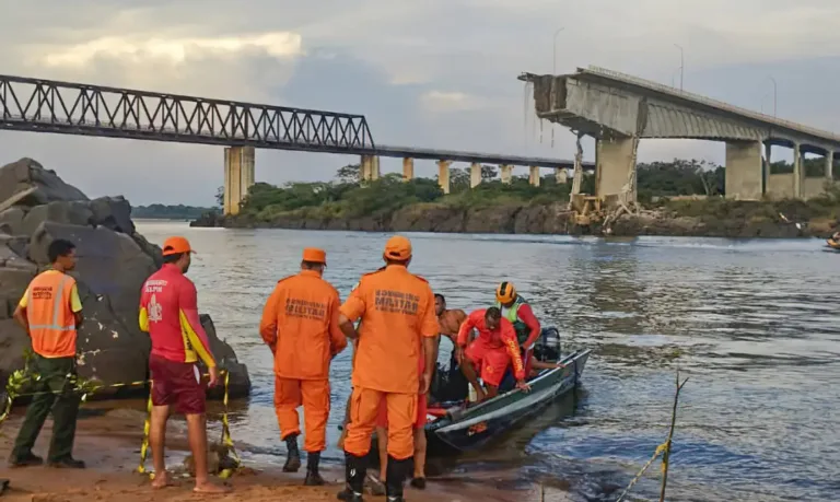 Sobe para oito o número de mortes confirmadas por queda da ponte entre Tocantins e Maranhão
