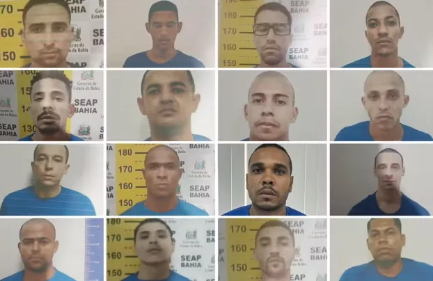 Criminosos fortemente armados invadem presídio e liberam líder de facção e mais 15 detentos na Bahia