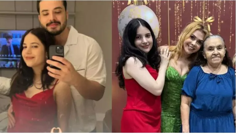 Cantora Joelma com a família