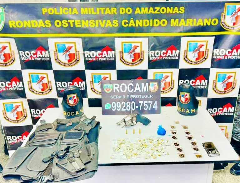 A ocorrência foi registrada no 6º DIP (Foto: Divulgação/PMAM)