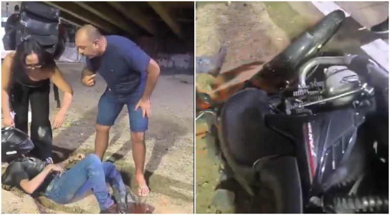 VÍDEO: Policial é suspeito de atirar em entregadora de lanche após acidente em Manaus