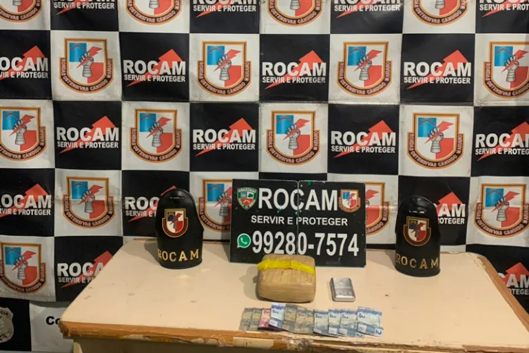 Em Coari, homem envolvido com tráfico de drogas é preso durante fuga