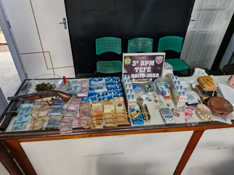 Dois adolescentes de 13 anos são apreendidos com drogas em Tefé