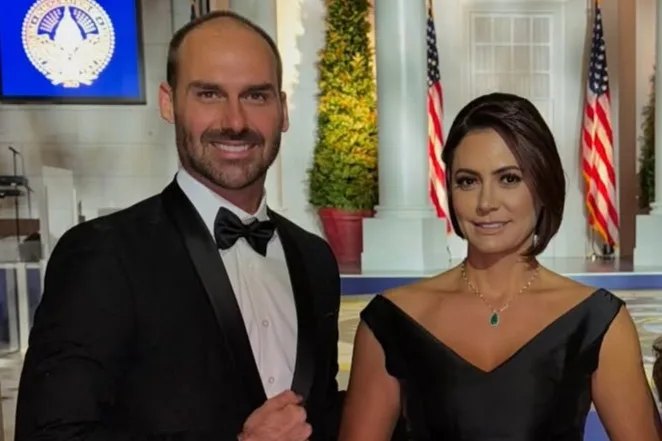 Eduardo Bolsonaro explica porque ficou de fora da cerimônia de posse de Trump