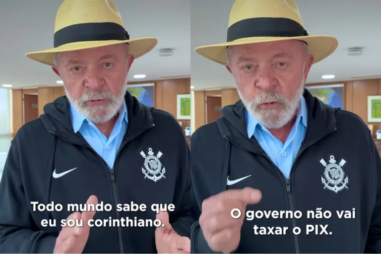 Lula faz Pix para Corinthians e afirma que taxação é mentira
