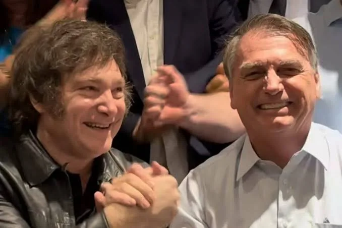Milei fala que Bolsonaro está sendo censurado