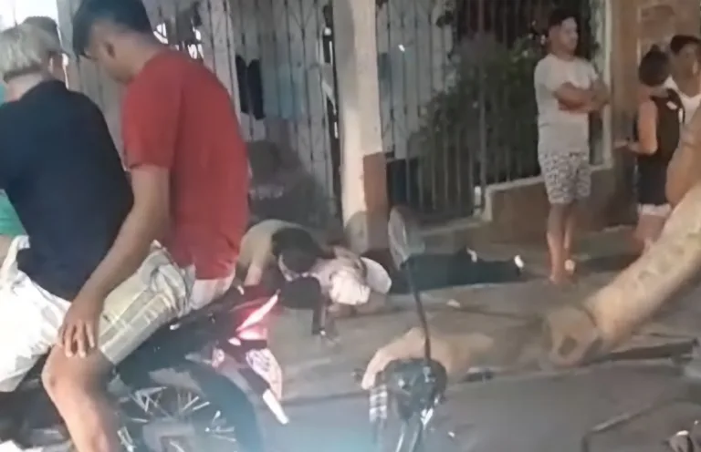 Momentos após a morte de Eduardo. (FOTO: Reprodução)