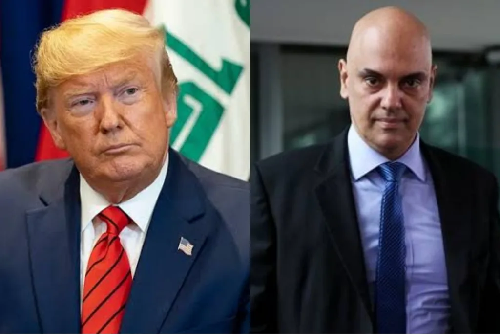 Donald Trump e Alexandre de Moraes