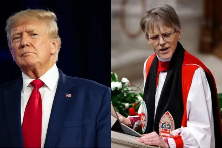 Trump chama bispa de “radical de esquerda” e exige pedido de desculpas após ela defender imigrantes e LGBTs