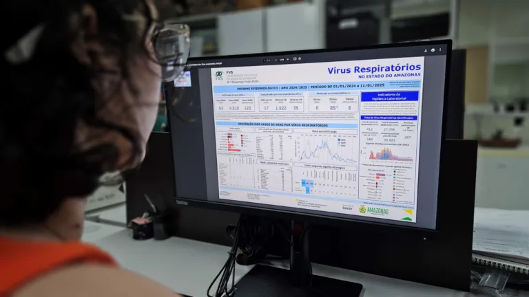 Alerta! Mais de 4.573 casos de Síndrome Respiratória Aguda Grave (SRAG) foram notificados no AM em janeiro