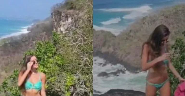 Turista é flagrada fazendo fotos em área proibida em Fernando de Noronha 
