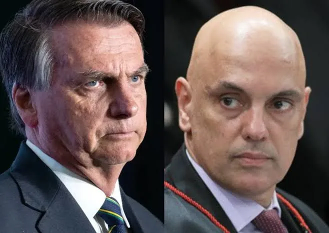 “Estou chateado”, diz Bolsonaro sobre proibição de Moraes para ida aos EUA