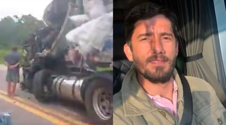 ACIDENTE: Pai deixa filho dirigir carreta e morre após acidente de trânsito em MG; Veja ACIDENTE: Pai deixa filho dirigir carreta e morre após acidente de trânsito em MG; Veja