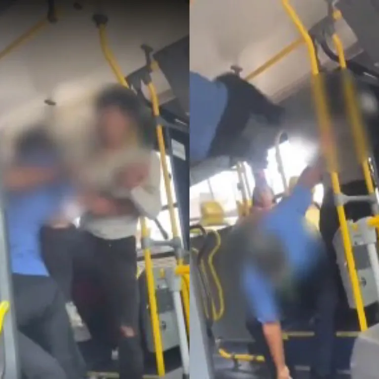 VÍDEO: Discussão entre cobrador e passageiro em ônibus termina em agressões