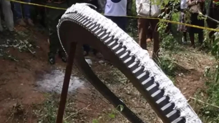 Anel metálico de 500 kg cai do céu sobre vila no Quênia: “Fim do mundo”