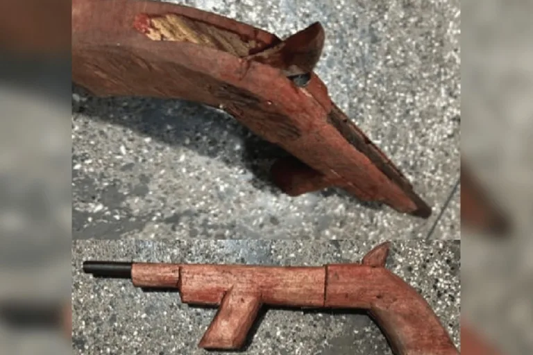Apreensão de arma de fogo artesanal (Foto: Divulgação/PC-AM)