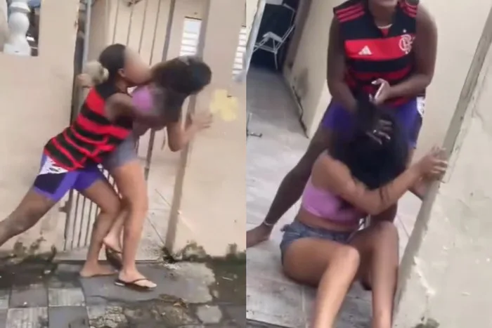 VÍDEO: "Deu pro meu marido", diz mulher gravada espancando suposta amante, em SP