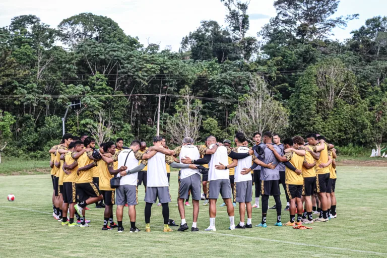 Elenco do Amazonas FC (Foto: João Normando/AMFC)