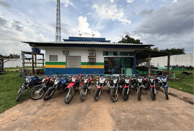 Motocicletas apreendidas (Foto: Divulgação/PC-AM)