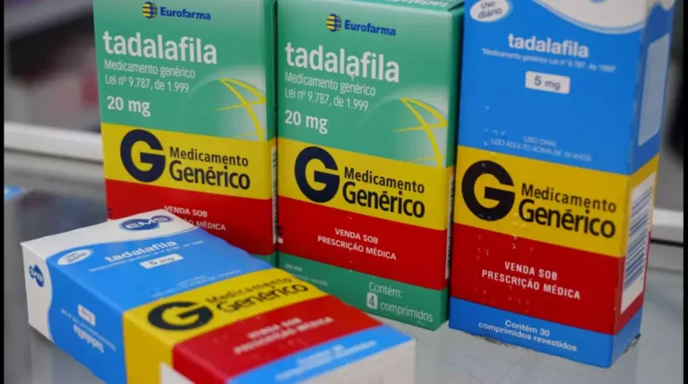 Embalagens genéricas do medicamento Tadalafila, (FOTO: Reprodução)