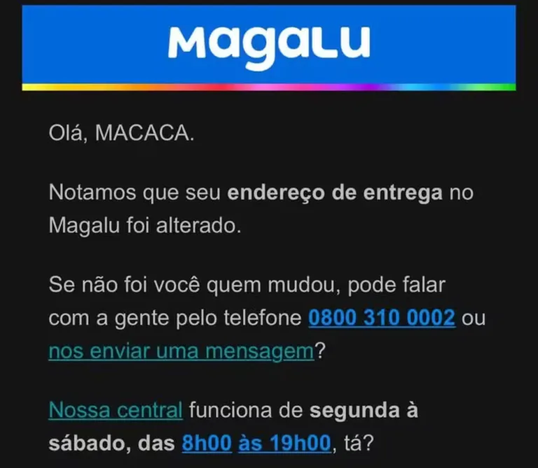 VÍDEO: Mulher acusa Magazine Luíza de racismo ao receber e-mail dizendo, "Olá, macaca"