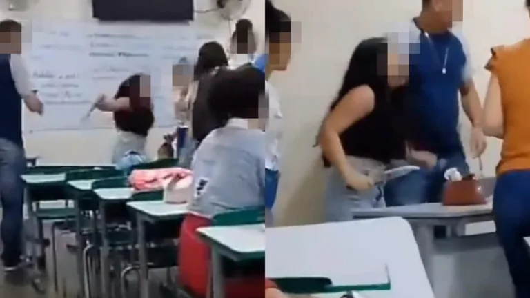 VÍDEO: Aluna leva faca para sala de aula e ameaça e assusta colegas, em MG