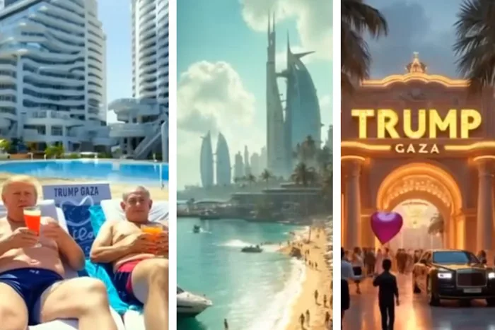 VÍDEO: Trump compartilha vídeo criado por IA que mostra "resort" em Gaza, com estátua de ouro