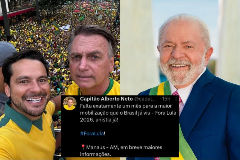 Capitão Alberto Neto confirma ato por impeachment de Lula para 16 de março em Manaus