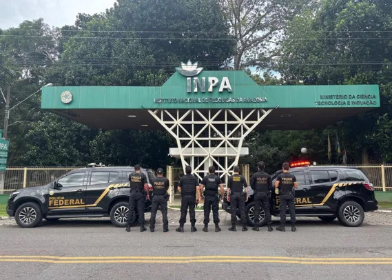 PF investiga incêndio criminoso na área de mata do INPA