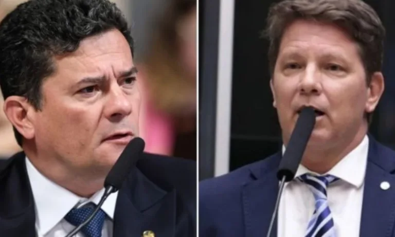 Mario Frias surta com Sérgio Moro