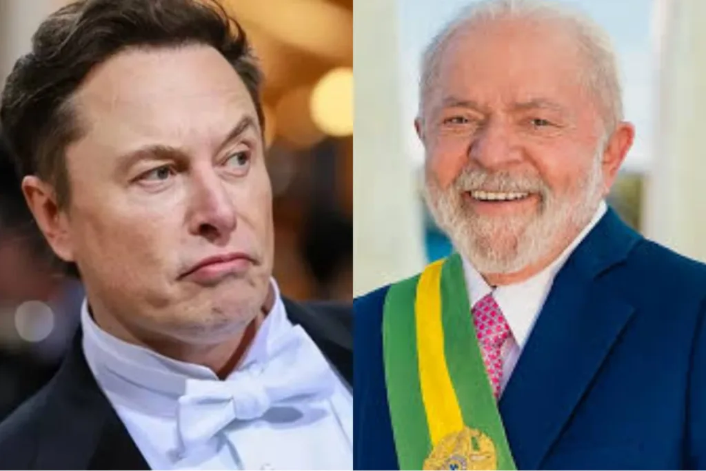 Elon Musk e presidente Lula