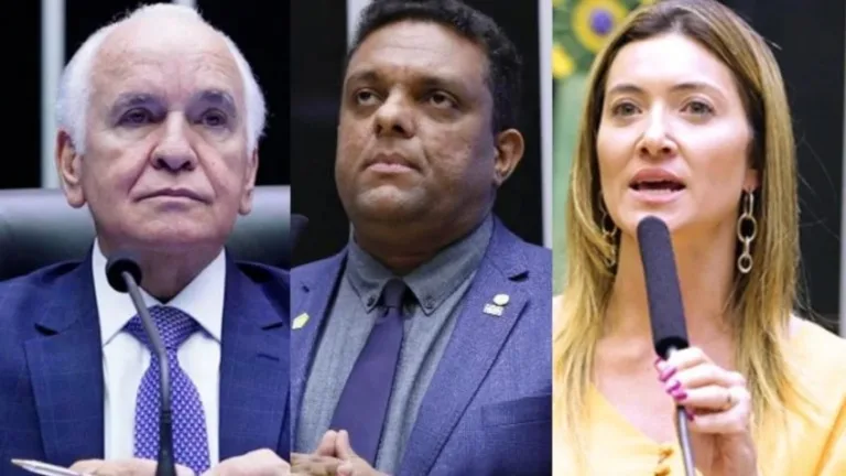 Gilberto Nascimento, Otoni de Paula e Greyce Elias - Bancada Evangélica