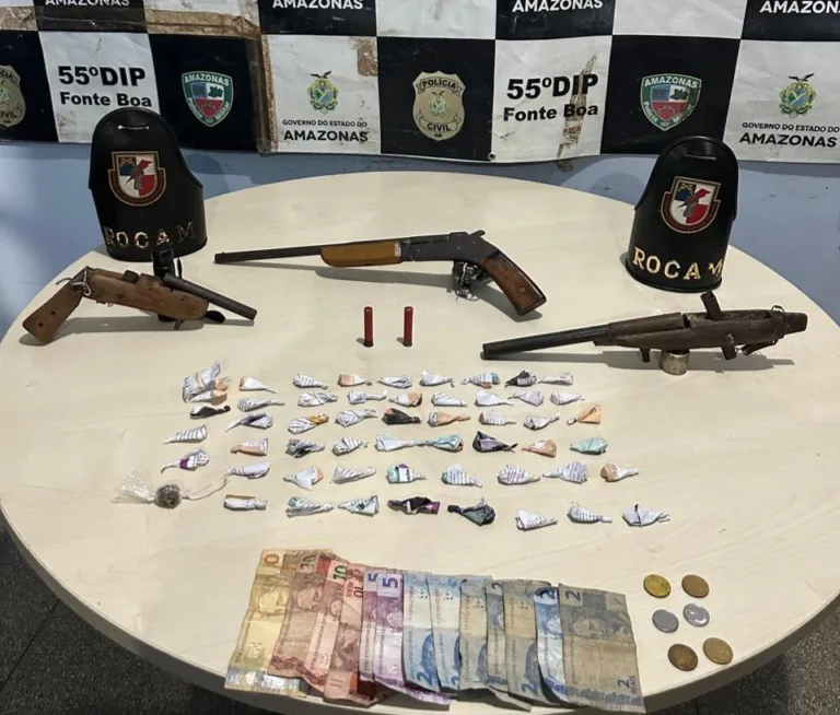 Em menos de 48 horas, operação prende 5 homens com armas e drogas