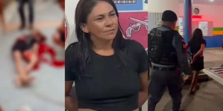 Evanderleia Souza da Silva, de 40 anos foi presa em Coari. (FOTO: Reprodução)