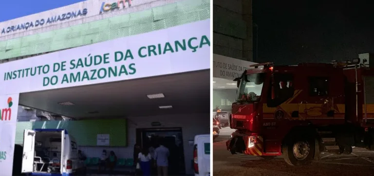 VÍDEO: Princípio de incêndio é registrado no Instituto de Saúde da Criança do Amazonas