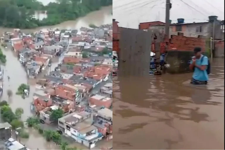 VÍDEOS: Bairros ao redor do Rio Tietê ficam embaixo d’água após chuva em SP