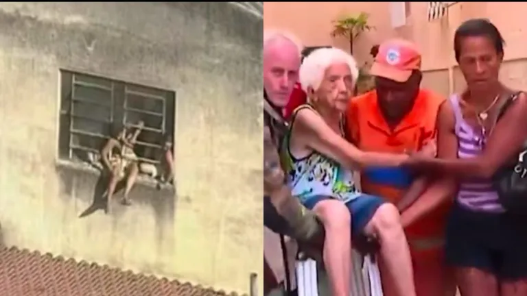 DESESPERO: Funcionários de fábrica tentam escapar de incêndio por janelas; 17 são resgatados