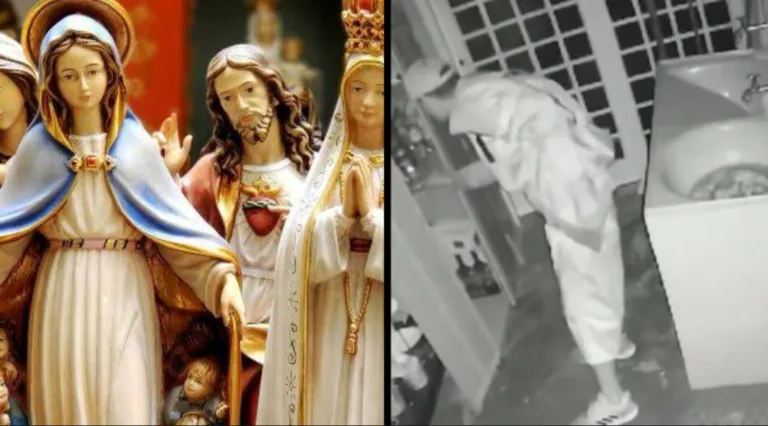 VÍDEO: Homem invade igreja e furta imagens religiosas no Distrito Federal