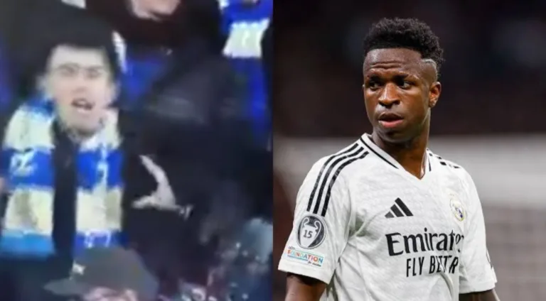 RACISMO: Torcedor faz gesto de macaco para provocar Vini Jr. em partida pela Copa do Rei