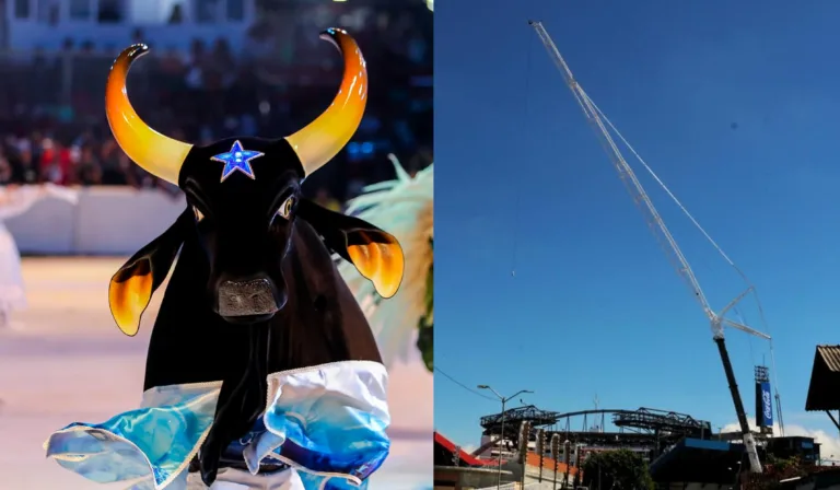 Boi Caprichoso utiliza o modelo Terex Demag AC 500 Toneladas desde o ano de 2022. (FOTO: Reprodução)