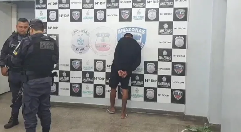 Frankson Santos da Costa de 24 anos de idade, foi preso na noite desta terça-feira. (FOTO: Reprodução/ Onda Digital)