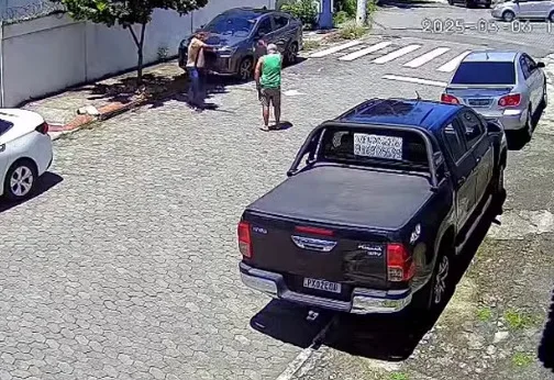 VÍDEO: Empresário sofre tentativa de assalto no ES e suspeito é preso