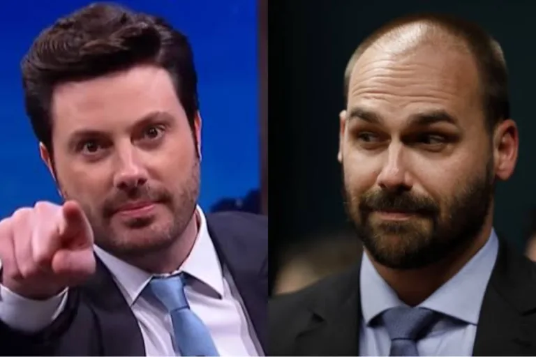 Danilo Gentili xinga Eduardo Bolsonaro por decisão de morar nos EUA