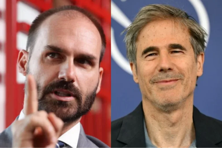 Eduardo Bolsonaro e Walter Salles